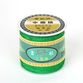 Green nylon jade cord spool for DIY hand-woven bracelets and Chinese knot making - Green