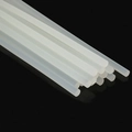 Translucent white hot melt glue sticks for DIY jewelry making and craft repairs - 7mm Hot Glue Stick / 1 Piece