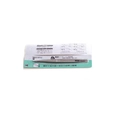 Precision straight tip stainless steel tweezers with protective blister card packaging - Straight Tweezers