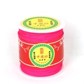 Vibrant rose red nylon cord on spool for DIY jewelry making and knotting projects - 2# Peach Red