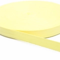 Light yellow herringbone ribbon 2cm wide for DIY bows and garment accessories - 5 Yards/Pack / Light Yellow