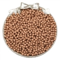 Bruine ronde acryl kralen voor DIY sieraden maken op metalen dienblad - 4mm-Ongeveer 300Stk(Gat 1mm) / Bruin