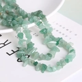 Polished irregular green aventurine crystal stone beads for DIY jewelry making - Natural Green Aventurine Chip 87CM/String