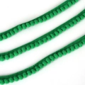 Grass green 10mm pom-pom trim with decorative fabric lace ribbon for sewing and crafts - Width 10mm Ball Diameter 5mm / Green