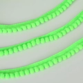 Fluorescent green 10mm mini pom pom fringe trim for DIY sewing and crafts projects - Width 10mm Ball Diameter 5mm / Neon Green