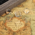 Set of 6 square transparent glass cabochons for DIY handmade jewelry on vintage map - 20x20mm - 10 Pieces/Pack