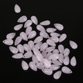 Perline di vetro ceco a goccia rosa chiaro 8x14mm per forcine e gioielli fai-da-te - Giada Rosa