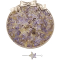 Perles étoile de mer en verre ambre et violet pour la fabrication de bijoux DIY - Jaune & Violet / 15x14mm, Trou d'environ 1mm, 10 Pièces/Paquet
