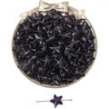 Perles étoiles de mer en verre violet foncé pour bijoux DIY, lot de 10 breloques en verre - Bleu Foncé Violet / 15x14mm, Trou d'environ 1mm, 10 Pièces/Paquet