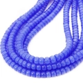 Strand of glossy blue 8mm cat eye glass beads for DIY bracelet and jewelry making - Purple Blue Gradient