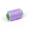 Single roll of durable purple sewing thread on green plastic spool for DIY crafts - About 300 Meters / Light Purple