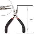 Mini precision needle nose pliers 13cm with black non-slip handle for DIY jewelry making - Needle Nose Pliers (Toothless) (#17)