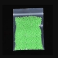 Ghiaia verde luminosa in sacchetto trasparente per gioielli fai-da-te e bottiglie stellate - 10g/Confezione / Particelle Verdi