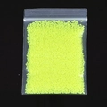 Ghiaia fluorescente giallo-verde che brilla al buio per la creazione di gioielli DIY - 10g/Confezione / Particelle Gialle
