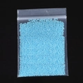 Ghiaia blu luminosa in sacchetto per gioielli fai-da-te e bottiglie dei desideri stellate - 10g/Confezione / Particelle Blu