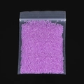 Ghiaia luminosa viola per creazione gioielli fai-da-te in sacchetto sigillato - 10g/Confezione / Granuli Viola