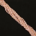 3x5mm Σαμπανιζέ Ροζ Γυάλινες Χάντρες Δάκρυ με Επίστρωση AB για Χειροποίητα Κοσμήματα - 3x5mm 1 Σειρά/Πακέτο (περίπου 95-98 τμχ) / Ροζ του Νερού AB