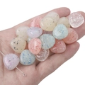 Mixed color translucent acrylic cherry blossom beads for DIY jewelry bracelet making - Puffy Triangle 17×18mm (10 Pieces/Pack)