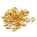 Vergoldete Karabinerverschlüsse für DIY-Schmuckherstellung von Halsketten und Armbändern - Gold