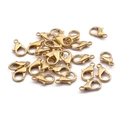 Goldener Karabinerverschluss für handgefertigte DIY-Schmuckketten und Armbänder - KC Gold
