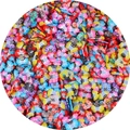 Fette di farfalla colorate in argilla polimerica mista per artigianato fai da te e decori - 4-6 mm / Serie di farfalle (BSA17-8) / 20g/Confezione (circa 1000 pezzi)