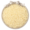 DIY crème witte glazen kralen voor handgemaakte sieraden in een decoratieve vintage schaal - 10g/Pak (ca. 660 stuks) / Parel / 2.0mm