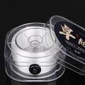 0.8mm clear elastic crystal string for DIY bracelets with round plastic spool - Transparent Box Packaging / Transparent White (0.6mm/100m)