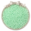 Premium mint green glass seed beads for DIY jewelry making and necklace crafts - Apple Green