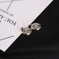 Gepolijste zilveren metalen ronde brochespelden met veiligheidssluiting voor doe-het-zelf - 23MM Wit K Kleur