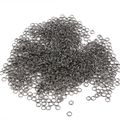 Anneaux de jonction ouverts gunmetal pour la fabrication de bijoux et DIY - Métal canon