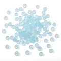 Perles rondes plates givrées bleu clair 3x6mm pour la création de bijoux DIY et bracelets - 10g/Paquet (Environ 40 Pièces) / 3x6mm / Rose bonbon