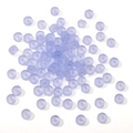 Perles d'espacement givrées violet clair 3x6mm pour la création de bijoux DIY - 10g/Paquet (Environ 40 Pièces) / 3x6mm / Aigue-marine
