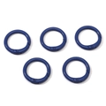 Pack of 5 royal blue spring O-rings for DIY jewelry making and keychain accessories - Diameter approx 23.5mm / Sapphire Blue