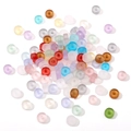 Mélange de perles mates colorées 3x6mm pour la fabrication de bijoux DIY et artisanat - 30g/Paquet (Environ 120 Pièces) / 3x6mm / Couleurs Mélangées Aléatoires