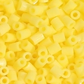 5g bulk pack of bright yellow cylinder fuse beads for creative DIY handmade crafts - 5g/Pack (Approx. 500 Pcs) / Bright Yellow (A04)