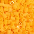 Bulk orange cylindrical fuse beads for DIY crafts made from high quality plastic - 5g/Pack (Approx. 500 Pcs) / Orange (A06)