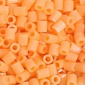 5g pack of light orange cylindrical plastic beads for creative DIY fuse bead projects - 5g/Pack (Approx. 500 Pcs) / Light Orange (A09)