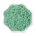 Perles en verre œil de chat vert pâle de 4mm pour bijoux DIY dans un bol en pétales - 4mm (10g/paquet, env. 150 pièces) / Vert Bambou