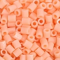 5g DIY fuse bead refill pack with light orange cylindrical plastic craft beads - 5g/Pack (Approx. 500 Pcs) / Flesh Pink (A12)
