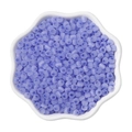 Perles de rocaille 4mm lilas en verre œil de chat avec points bleus pour bijoux DIY - 4mm (10g/paquet, env. 150 pièces) / Bleu royal