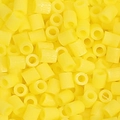 Bright yellow cylindrical fuse beads for DIY crafts and handmade pixel art creations - 5g/Pack (Approx. 500 Pcs) / Standard Yellow (A15)
