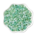 Perles en verre oeil de chat vert clair 4mm pour la création de bijoux DIY - 4mm (10g/paquet, env. 150 pièces) / Verdure Vibrante
