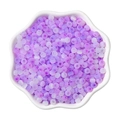Perles de verre œil de chat violettes de 4mm en bol pour création de bijoux DIY - 4mm (10g/paquet, env. 150 pièces) / Étoile de Lilas des Indes