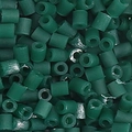 DIY craft kit with 5g dark green cylindrical fuse beads for handmade pixel art creation - 5g/Pack (Approx. 500 Pcs) / Dark Green (B15)