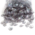 Iridescent purple petal beads for DIY jewelry and hair accessories in bulk packaging - Gray (20 Pieces)
