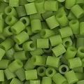 Vibrant lime green cylindrical fuse beads for DIY crafts and handmade pixel art - 5g/Pack (Approx. 500 Pcs) / Fresh Green (B17)