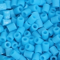 Vibrant blue cylindrical fuse beads for DIY crafts and handmade accessories projects - 5g/Pack (Approx. 500 Pcs) / Medium Blue (C05)