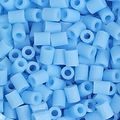 Light blue 5mm hollow fuse beads for DIY crafts and iron-on creative pixel art projects - 5g/Pack (Approx. 500 Pcs) / Light Blue (C06)