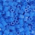 Sky blue cylindrical plastic fuse beads for DIY crafts projects and handmade jewelry - 5g/Pack (Approx. 500 Pcs) / Sky Blue (C09)