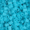 Sky blue cylindrical fuse beads for DIY crafts and handmade mosaic art projects - 5g/Pack (Approx. 500 Pcs) / Turquoise Blue (C11)